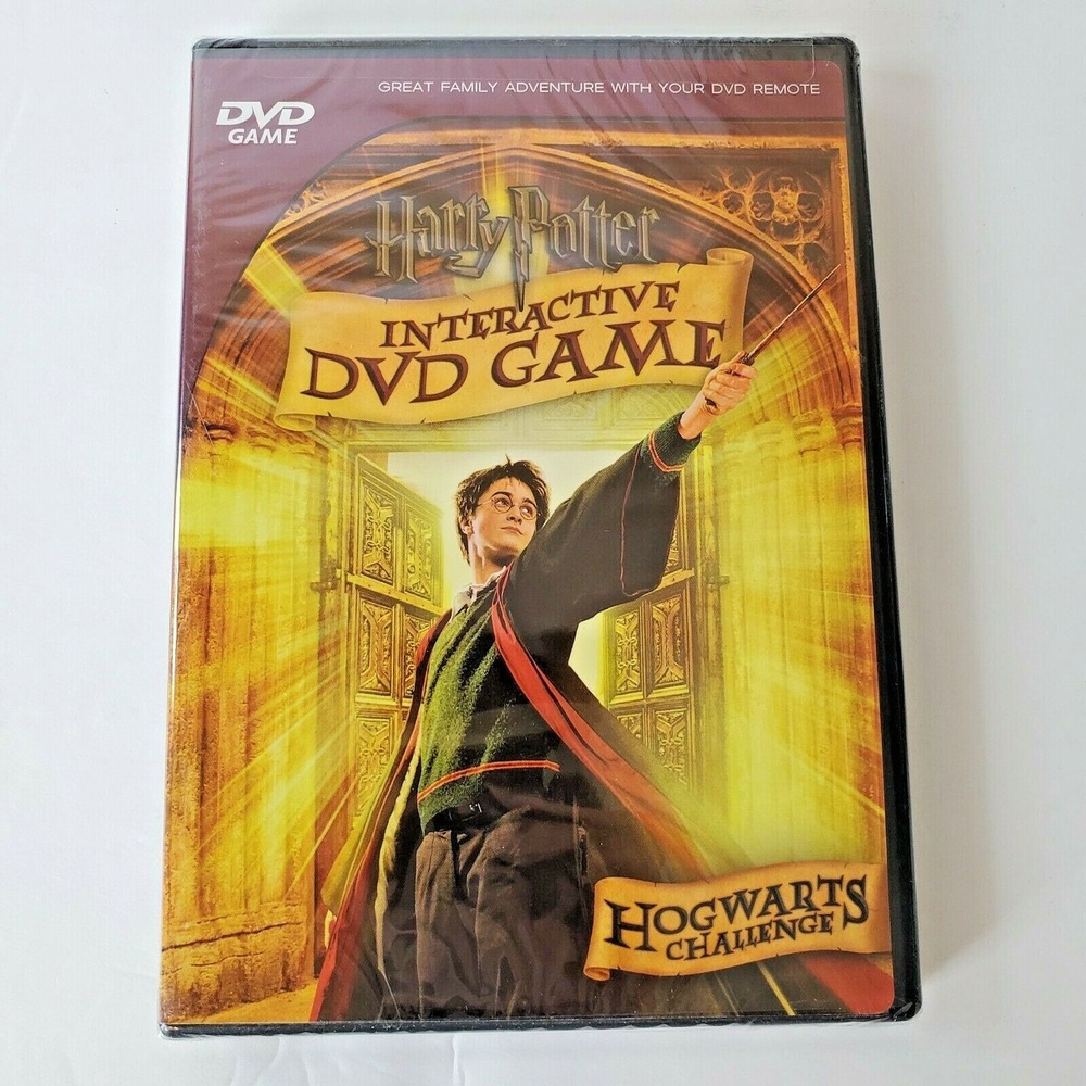 Harry Potter Interactive DVD Game: Hogwarts Challenge (DVD, 2007) Gift New!